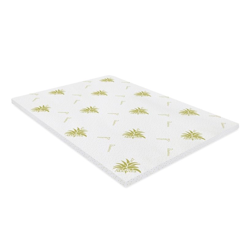Casa si Gradina - Mobilier - Saltele si somiere - Toppere - Topper saltea Green Future Aloe Vera Free Air Memory 160x190 cm, H 3 cm - Infinity.ro