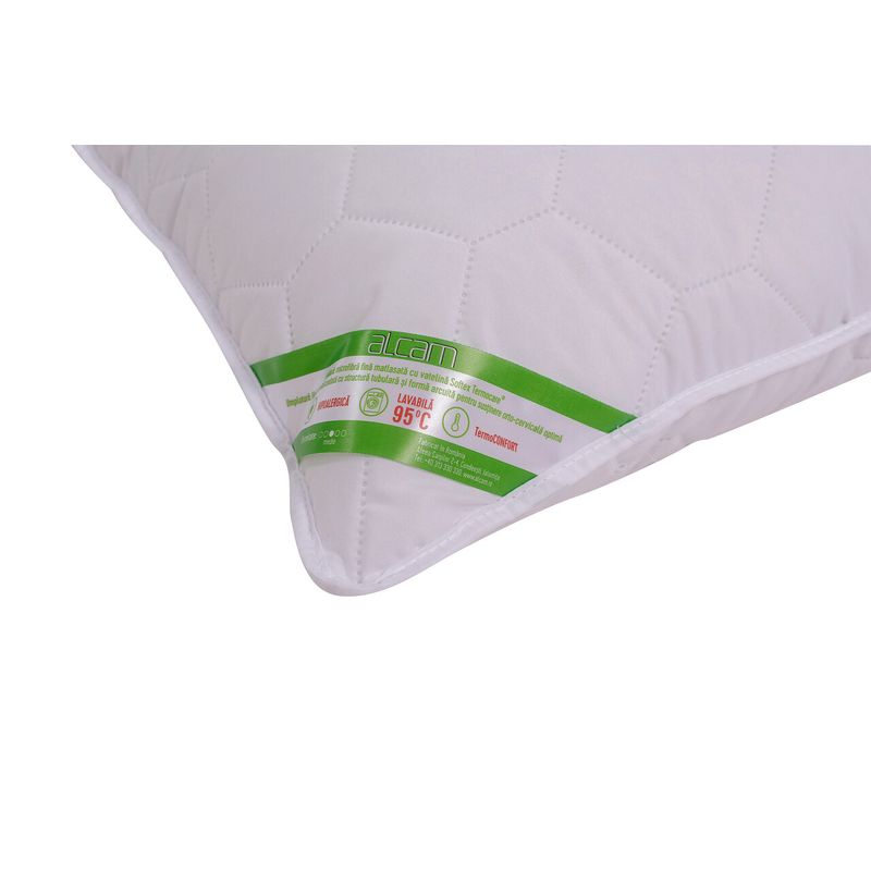 Casa si Gradina - Textile si covoare - Perne si pilote - Perne - Set Alcam, 4 perne 70x70 cm, microfibra matlasata, lavabile, alb - Infinity.ro