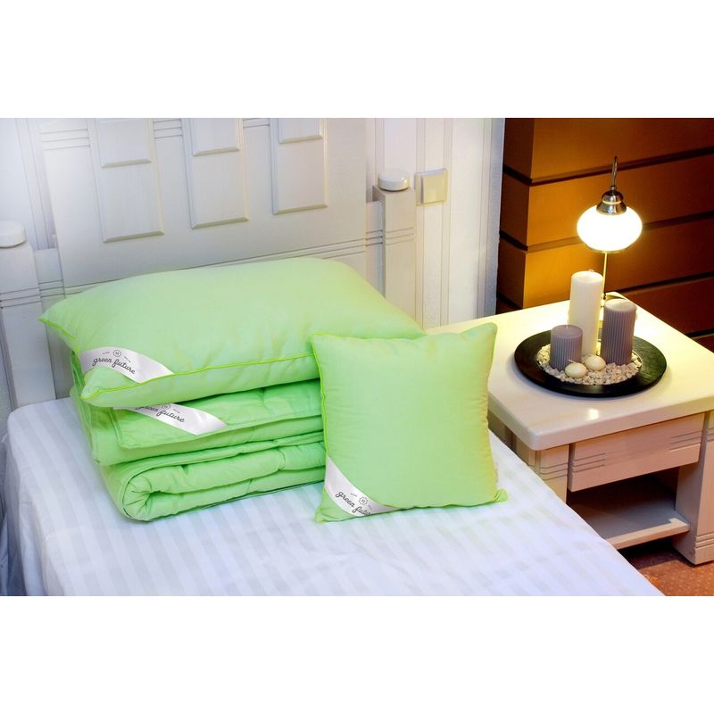 Casa si Gradina - Textile si covoare - Perne si pilote - Pilote - Pilota Nature 180x200 cm Verde - Bambus 100%, 200g/mp - Infinity.ro