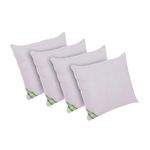 Casa si Gradina - Textile si covoare - Perne si pilote - Perne - Set Alcam, 4 perne 70x70 cm, microfibra matlasata, lavabile, alb - Infinity.ro