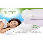 Casa si Gradina - Textile si covoare - Perne si pilote - Perne - Set Alcam, 4 perne 70x70 cm, microfibra matlasata, lavabile, alb - Infinity.ro