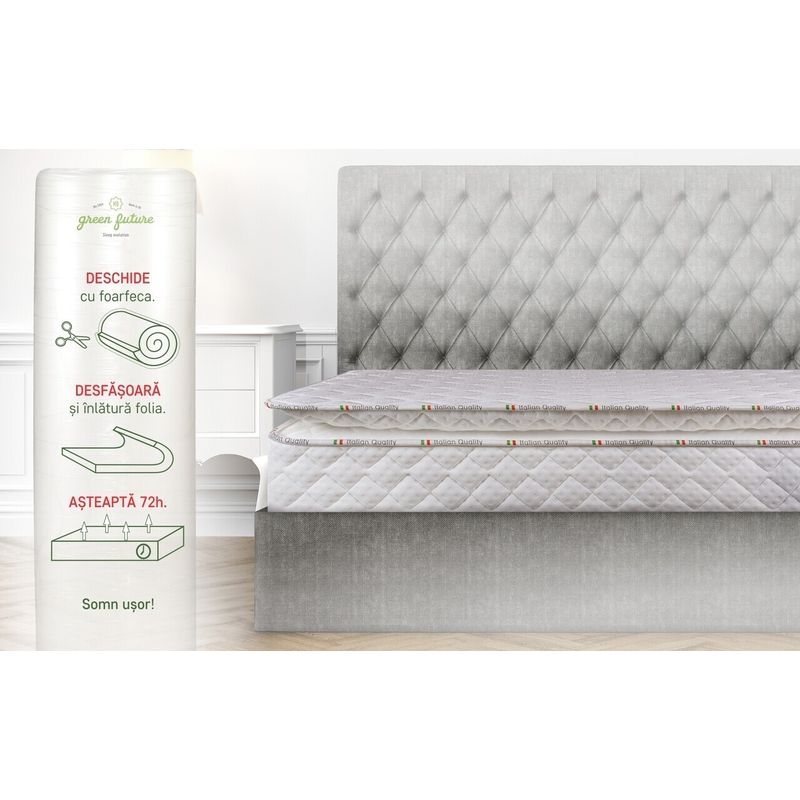 Casa si Gradina - Mobilier - Saltele si somiere - Saltele - Saltea ortopedica Hotel Line Deluxe Memory Pocket 160x190 cm, H 30 cm - Infinity.ro