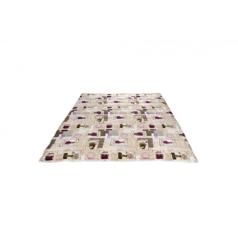 Casa si Gradina - Textile si covoare - Perne si pilote - Pilote - Pilota Alcam Lavanda microfibra matlasata 250g/mp, 180x200 cm - Infinity.ro