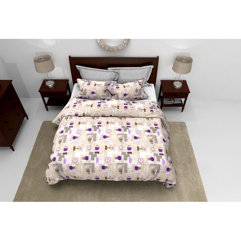 Casa si Gradina - Textile si covoare - Perne si pilote - Pilote - Pilota Alcam Lavanda microfibra matlasata 250g/mp, 180x200 cm - Infinity.ro