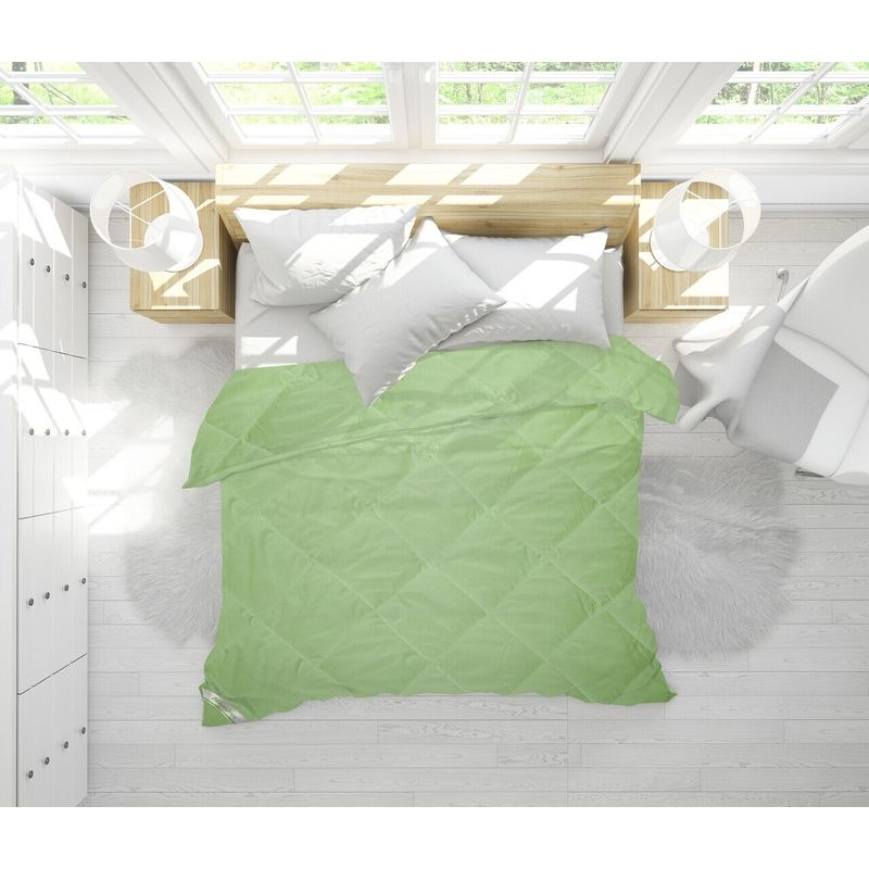 Casa si Gradina - Textile si covoare - Perne si pilote - Pilote - Pilota 4 Anotimpuri, Bamboo Sense, 140x200 cm, 250 g + 150 g, cu fibra de bambus, verde - Infinity.ro