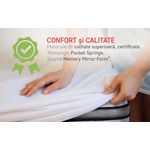 Casa si Gradina - Mobilier - Saltele si somiere - Saltele - Saltea Endurance Pocket Memory 7 Zone de Confort, H 30 cm, 90x200 cm - Infinity.ro