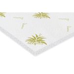 Casa si Gradina - Mobilier - Saltele si somiere - Toppere - Topper saltea Green Future Aloe Vera Free Air Memory 180x190 cm, H 3 cm - Infinity.ro
