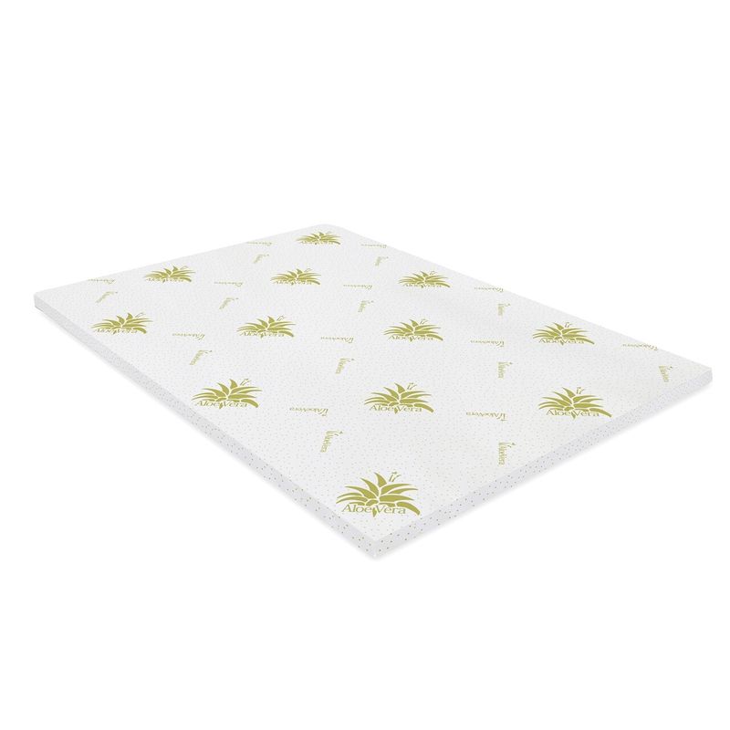 Casa si Gradina - Mobilier - Saltele si somiere - Toppere - Topper saltea Green Future Aloe Vera Free Air Memory 160x200 cm, H 3 cm - Infinity.ro
