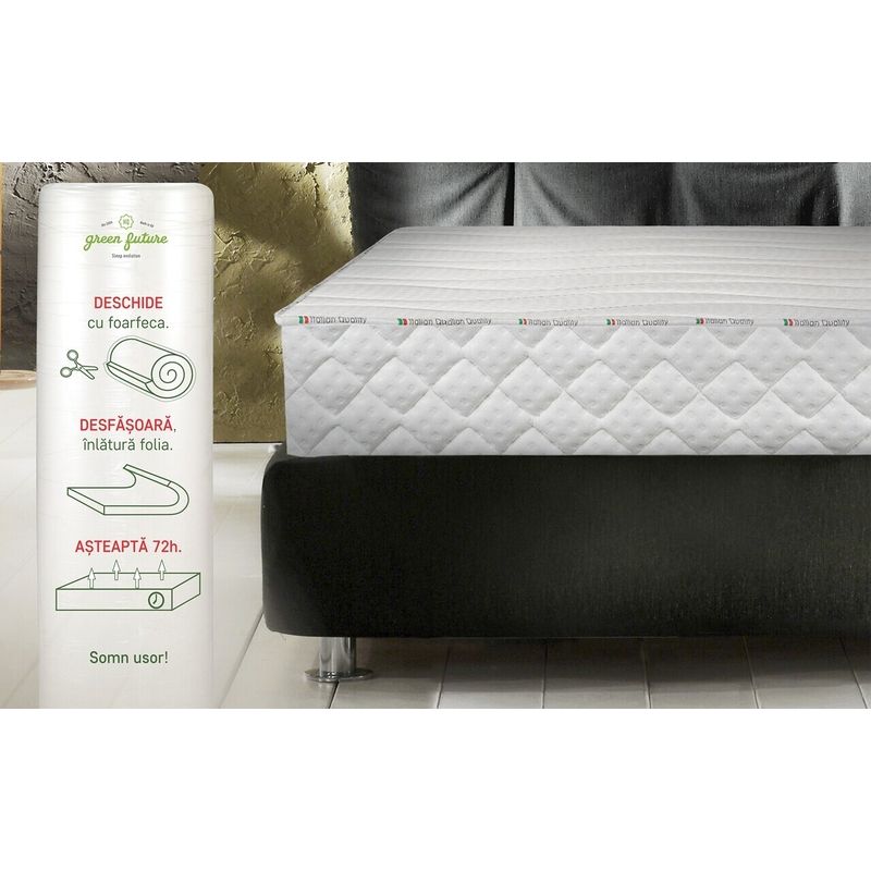 Casa si Gradina - Mobilier - Saltele si somiere - Saltele - Saltea Green Future Hotel Line Memory Pocket 7 Zone 140x190x25 cm - Infinity.ro