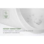 Casa si Gradina - Mobilier - Saltele si somiere - Saltele - Saltea Aloe Vera 14+2 Memory, 80x160 cm, H 18 cm, husa cu fibre de bambus, Ortopedica, aerisire 3D Free Air - Infinity.ro