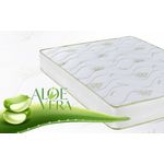 Casa si Gradina - Mobilier - Saltele si somiere - Saltele - Saltea Aloe Vera 14+2 Memory, 80x160 cm, H 18 cm, husa cu fibre de bambus, Ortopedica, aerisire 3D Free Air - Infinity.ro