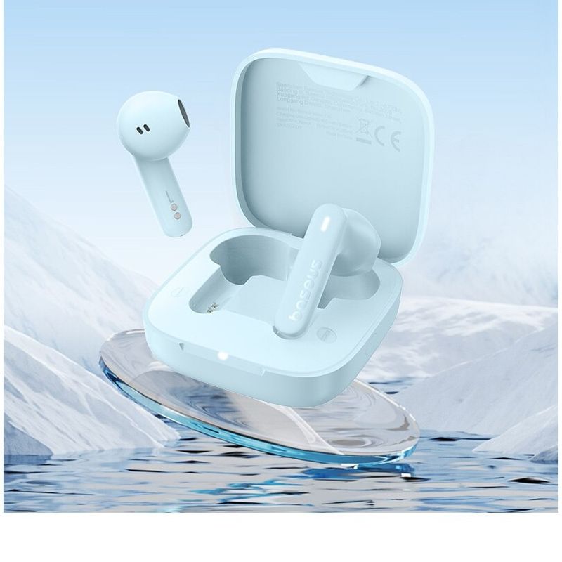 TV, Audio-Video si Foto - Portabile audio - Casti audio - Casti In-Ear Baseus Bowie E16, True Wireless, Bluetooth, IPX4, Autonomie 30 ore, Albastru - Infinity.ro