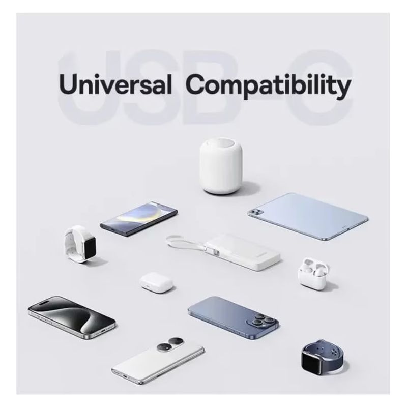 Laptop, Telefoane si Tablete - Telefoane mobile si accesorii - Accesorii Telefoane - Baterii externe - Baterie externa Baseus Bipow 2, 10000 mAh, incarcare rapida 20W, cablu USB-C incorporat, Alb - Infinity.ro