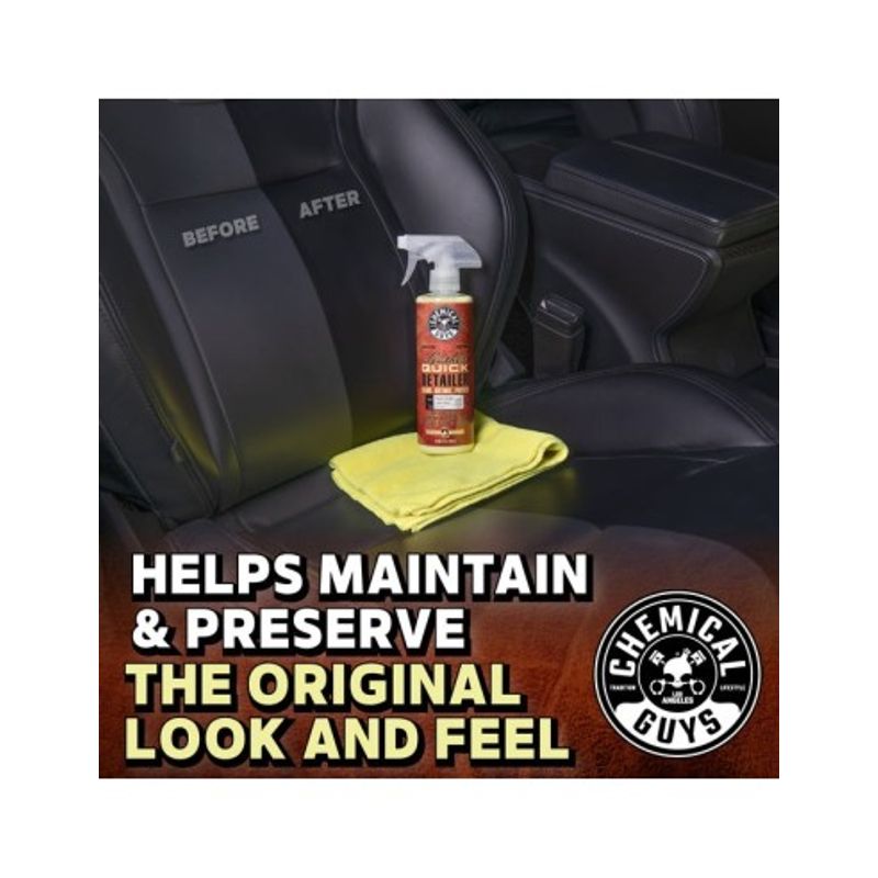 Auto si Moto - Intretinere auto - Produse curatare auto - Solutie curatare si hidratare piele ChemicalGuys Leather Quick Detailer, 473 ml - Infinity.ro