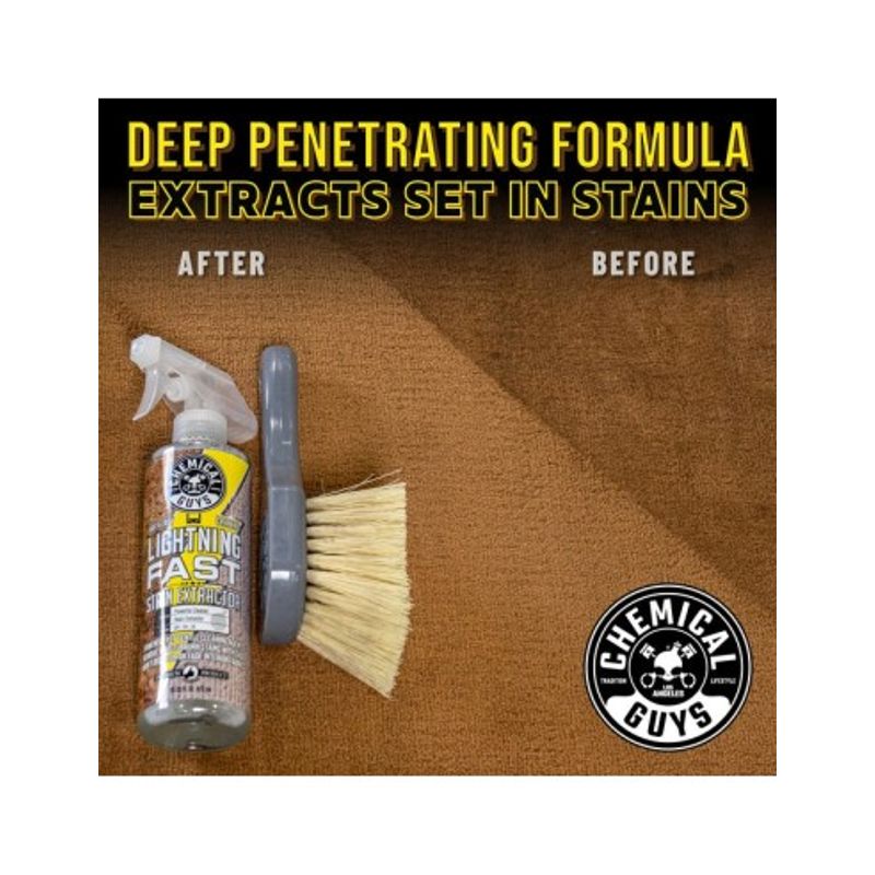 Auto si Moto - Intretinere auto - Produse curatare auto - Solutie indepartare pete tapiterie textila ChemicalGuys Lightning Fast Stain Extractor, 473 ml - Infinity.ro