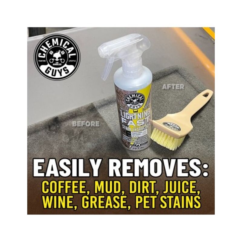 Auto si Moto - Intretinere auto - Produse curatare auto - Solutie indepartare pete tapiterie textila ChemicalGuys Lightning Fast Stain Extractor, 473 ml - Infinity.ro