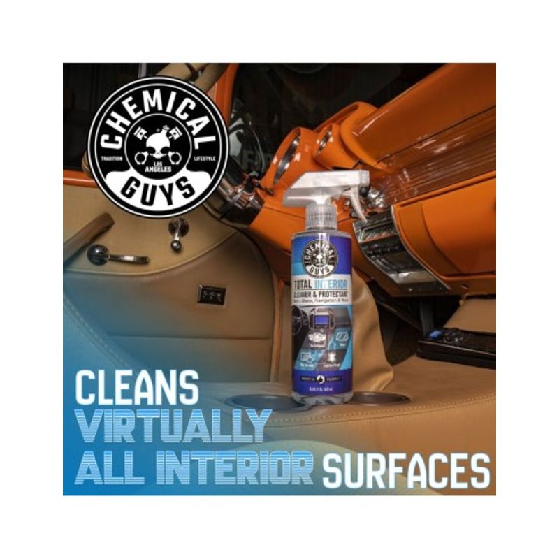Auto si Moto - Intretinere auto - Produse curatare auto - Solutie 2 in 1 curatare si protejare pentru interior ChemicalGuys Total Interior Cleaner/Protect, 473 ml - Infinity.ro