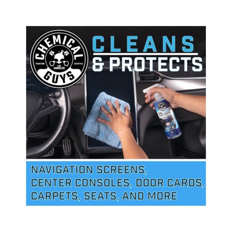 Auto si Moto - Intretinere auto - Produse curatare auto - Solutie 2 in 1 curatare si protejare pentru interior ChemicalGuys Total Interior Cleaner/Protect, 473 ml - Infinity.ro