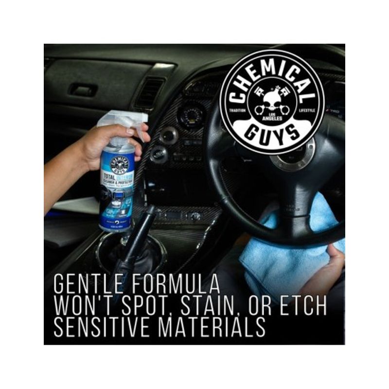Auto si Moto - Intretinere auto - Produse curatare auto - Solutie 2 in 1 curatare si protejare pentru interior ChemicalGuys Total Interior Cleaner/Protect, 473 ml - Infinity.ro