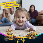 Jucarii, Copii si Bebe - Jucarii si jocuri - Seturi de constructie si cuburi - Seturi de constructie - Set de Constructie Robot 5-in-1, 269 PIese, STEM, Pentru Copii, Dezvoltare abilitati, Robotica, Copii 6+ ani - Infinity.ro