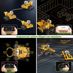 Jucarii, Copii si Bebe - Jucarii si jocuri - Seturi de constructie si cuburi - Seturi de constructie - Set de Constructie Robot 5-in-1, 269 PIese, STEM, Pentru Copii, Dezvoltare abilitati, Robotica, Copii 6+ ani - Infinity.ro