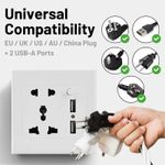 Laptop, Telefoane si Tablete - Wearables si gadgeturi - Gadgeturi - Dispozitive spionaj - Camera Spion in Priza Universala de perete iUni PR2, Wi-Fi, 8GB, Full HD, 2 porturi USB-A - Infinity.ro