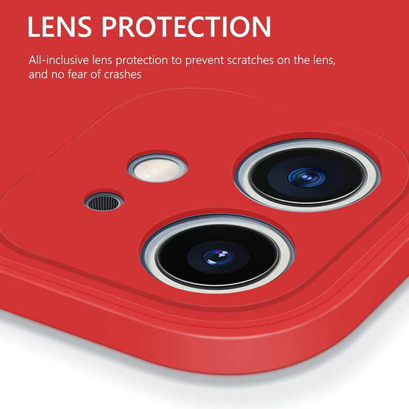 Laptop, Telefoane si Tablete - Telefoane mobile si accesorii - Accesorii Telefoane - Huse telefoane - Husa Liquid soft touch compatibila cu Apple IPhone 12, Red - ALC® - Infinity.ro