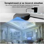 Laptop, Telefoane si Tablete - Wearables si gadgeturi - Gadgeturi - Dispozitive spionaj - Mini Camera Spion, Ascunsa in Ceas Desteptator cu Wi-Fi IP,1080p, Negru, SD card 32GB inclus - Infinity.ro