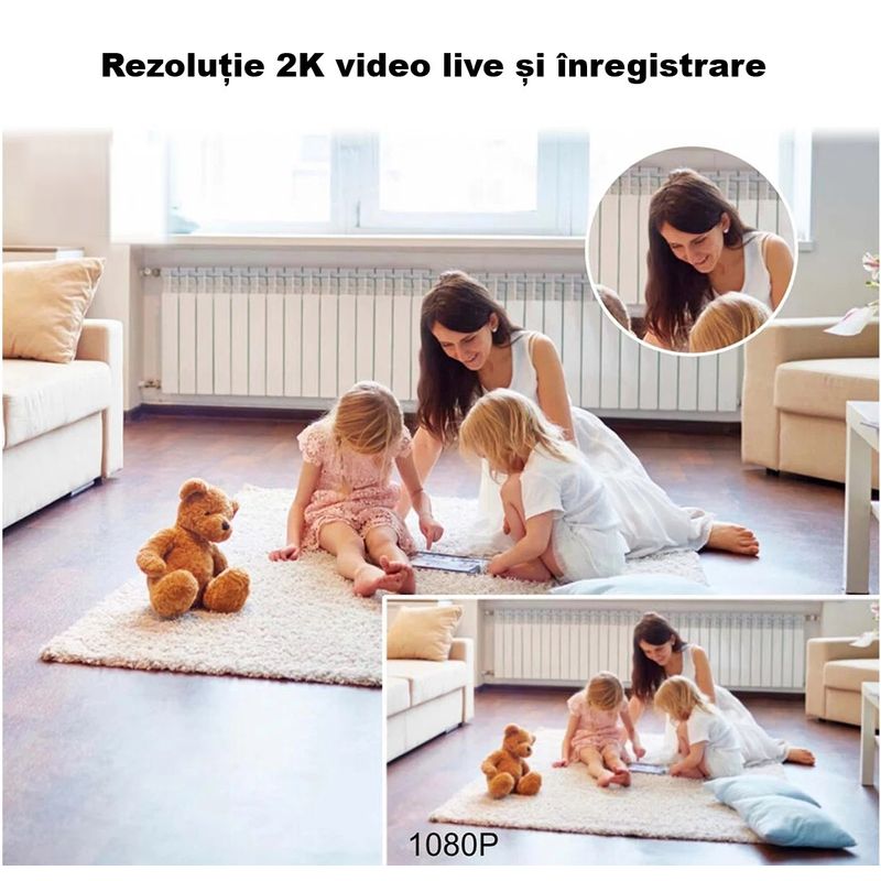 Laptop, Telefoane si Tablete - Wearables si gadgeturi - Gadgeturi - Dispozitive spionaj - Mini Camera Spion, Ascunsa in Ceas Desteptator cu Wi-Fi IP,1080p, Negru, SD card 32GB inclus - Infinity.ro