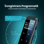 TV, Audio-Video si Foto - Portabile audio - Reportofoane - Reportofon Digital Profesional Q55, 32GB, Anulare Zgomot, Negru - Infinity.ro