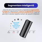 TV, Audio-Video si Foto - Portabile audio - Reportofoane - Reportofon Spion Profesional Q70, 8GB, Magnet Puternic, Negru - Infinity.ro