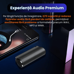 TV, Audio-Video si Foto - Portabile audio - Reportofoane - Reportofon Spion Profesional Q70, 16GB, Magnet Puternic, Negru - Infinity.ro