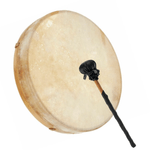 TV, Audio-Video si Foto - Instrumente muzicale - Instrumente de percutie - Toba samanica din piele de capra pre-intinsa, reglabila, cu ciocanel inclus, diametru 35 cm - Infinity.ro