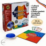 Jucarii, Copii si Bebe - Jucarii si jocuri - Jocuri si puzzle - Jocuri de societate - TRIVIA ROMANIA e-Wantay – Joc electronic cu Buzzer vorbitor, 500 intrebari, 2 niveluri, 56 carti, familie si prieteni - Infinity.ro