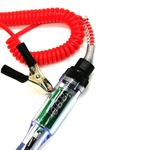 Auto si Moto - Reparatii si depanare - Scule auto - Testere si multimetre - Tester tensiune auto 6–24V DC cu afisaj digital, cablu spiralat rosu, sonda metalica subtire, clema crocodil - Infinity.ro