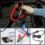 Auto si Moto - Reparatii si depanare - Scule auto - Testere si multimetre - Tester tensiune auto 6–24V DC cu afisaj digital, cablu spiralat rosu, sonda metalica subtire, clema crocodil - Infinity.ro