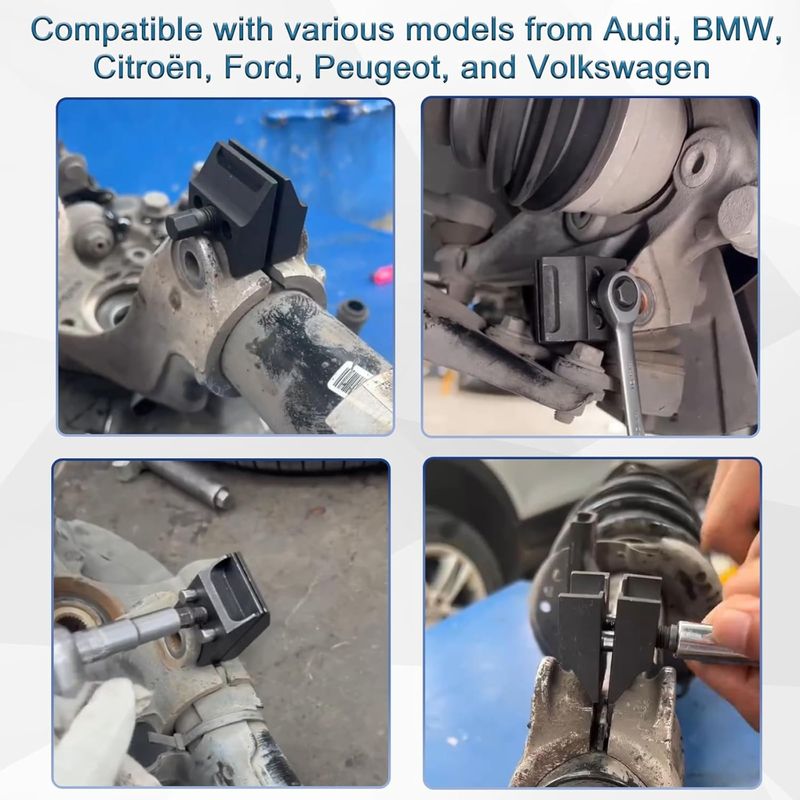 Auto si Moto - Reparatii si depanare - Scule auto - Scule si truse auto - Extractor/Separator universal pentru fanta fuzeta, pentru demontarea amortizorului din fuzeta, actionare hex 10 mm - Infinity.ro