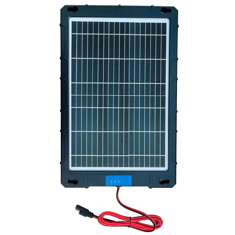 Auto si Moto - Reparatii si depanare - Redresoare - Incarcator solar auto Techstar 12W Waterproof, pentru baterii 12V, panou portabil cu cleme crocodil, mufa bricheta - Infinity.ro