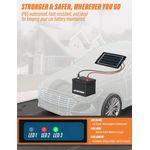 Auto si Moto - Reparatii si depanare - Redresoare - Incarcator solar auto Techstar 12W Waterproof, pentru baterii 12V, panou portabil cu cleme crocodil, mufa bricheta - Infinity.ro