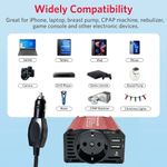 Auto si Moto - Reparatii si depanare - Invertoare auto - Invertor auto 300W 12V-220V cu USB-C PD 65W si USB QC3.0, convertor tensiune pentru laptop, telefon, tableta, camera - Infinity.ro