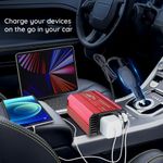 Auto si Moto - Reparatii si depanare - Invertoare auto - Invertor auto 300W 12V-220V cu USB-C PD 65W si USB QC3.0, convertor tensiune pentru laptop, telefon, tableta, camera - Infinity.ro