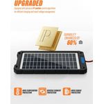 Auto si Moto - Reparatii si depanare - Redresoare - Incarcator solar auto Techstar 7.5W waterproof, pentru baterii 12V, panou portabil cu cleme crocodil, mufa bricheta - Infinity.ro