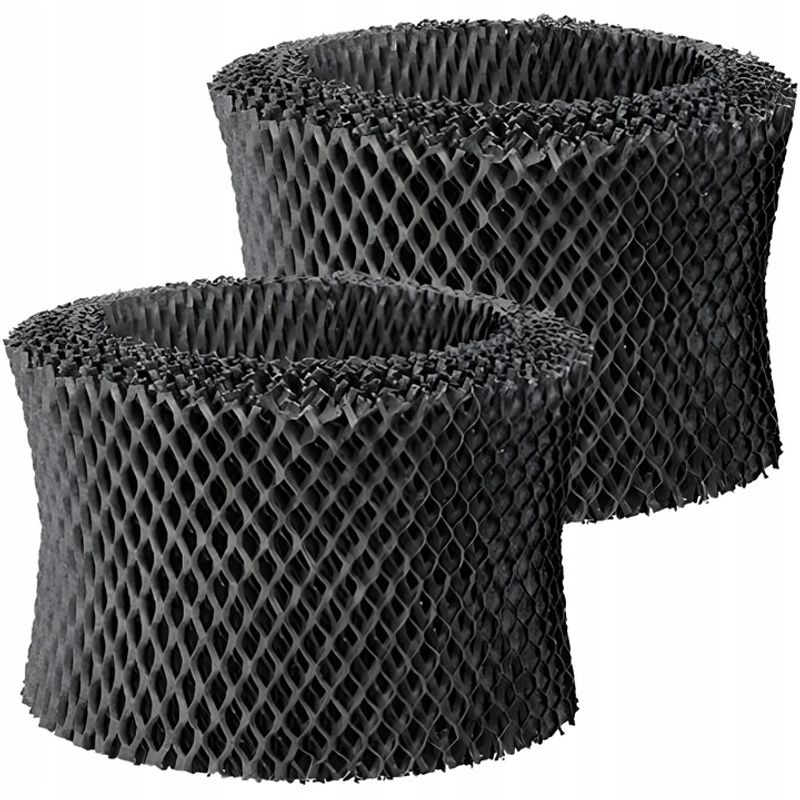 Electronice si Electrocasnice - Climatizare si sisteme de incalzire - Aparate filtrare aer - Umidificatoare - Set 2 filtre pentru umidificator, compatibile cu Philips HU4801 HU4803 HU4813 HU4814, NewEvo®, Negru - Infinity.ro