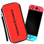PC, gaming si accesorii - Gaming - Accesorii gaming - Accesorii console gaming - Husa protectie consola Nintendo, Renew Force, Compatibil cu Nintendo Switch/Switch Oled, Rosu/Negru - Infinity.ro
