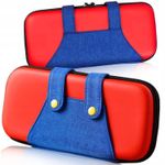 PC, gaming si accesorii - Gaming - Accesorii gaming - Accesorii console gaming - Husa protectie consola Nintendo, DexXer, Compatibil cu Nintendo Switch/Switch Oled, Rosu/Albastru - Infinity.ro
