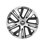 Auto si Moto - Anvelope si jante - Accesorii roti - Capace roti - Set 4 Capace Roti 15 inchi (R15) Raven Gri-Negru, Compatibile Cu Dacia - Infinity.ro