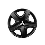 Auto si Moto - Anvelope si jante - Accesorii roti - Capace roti - Set 4 capace roti 15 inchi (R15) compatibile MITSUBISHI, Model 340 Black - Infinity.ro