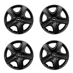 Auto si Moto - Anvelope si jante - Accesorii roti - Capace roti - Set 4 capace roti 15 inchi (R15) compatibile OPEL, Model 340 Black - Infinity.ro