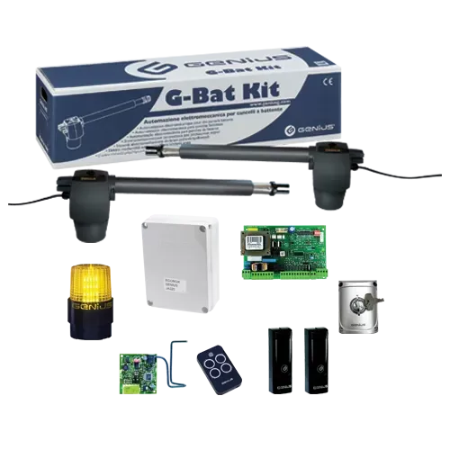 Kit automatizare poarta batanta G-BAT 300, 2x2.5m - GENIUS G-BAT300-51701271-KIT
