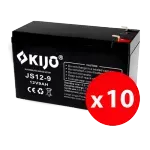 Casa si Gradina - Electrice - Accesorii electrice - Baterii, acumulatori si incarcatoare - Cutie 10 acumulatori JS12-9 - KIJO JS12-9-BAX - Infinity.ro